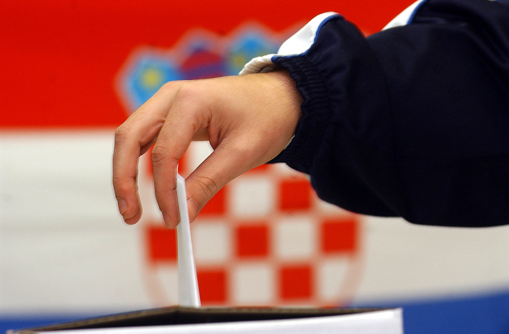 Parlamentswahlen in Kroatien 2015. 3,8 Millionen Kroaten geben heute ihre Stimme ab.