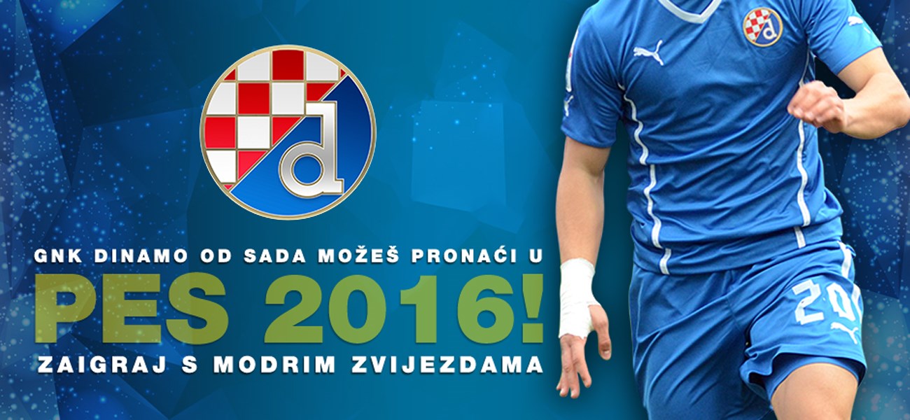 Der kroatische Fußball-Klub GNK DInamo Zagreb wird Teil der erfolgreichen Spieleserie Pro Evolution Soccer 2016