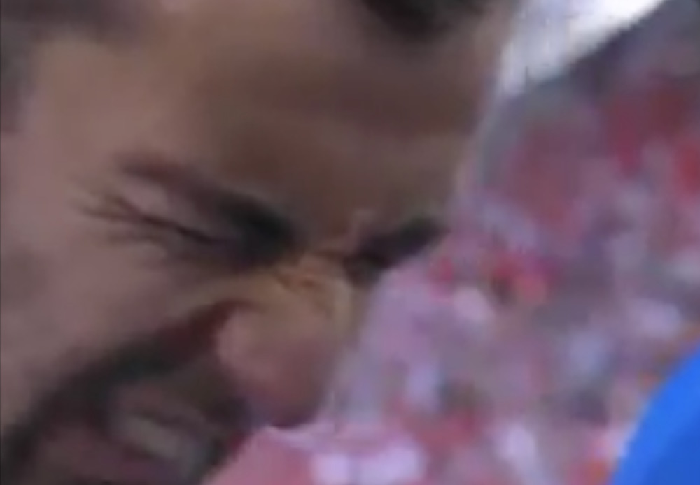 Darijo Srna weint bittere Tränen um seinen Vater bei dem Em-Spiel Kroatien gegen Tschechien